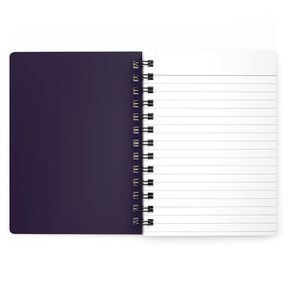 Becoming Collection Spiral Journal — Elegant Purple Hardcover Notebook for Personal Growth