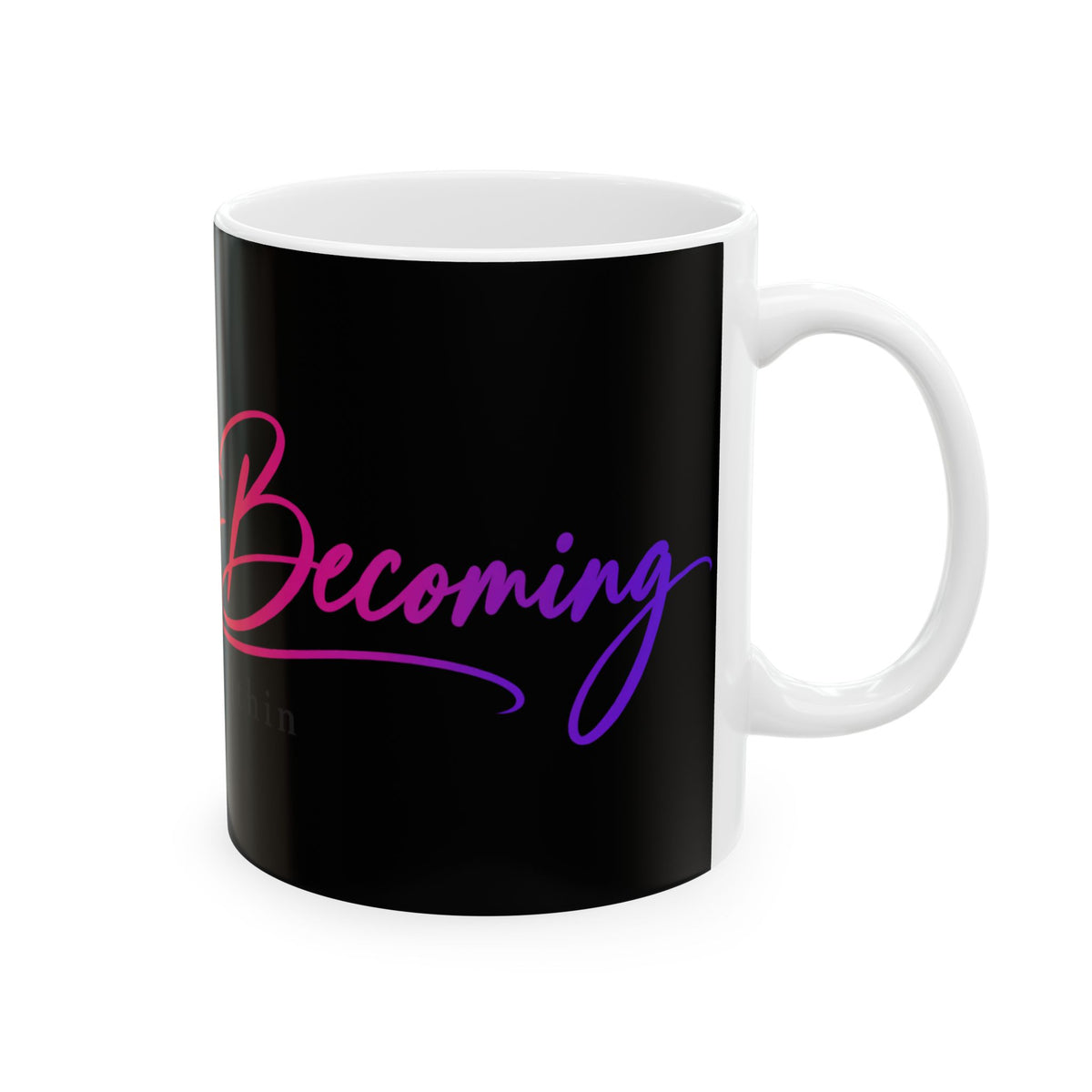 Homecoming Collection Ceramic Mug — Colorful Script Logo Coffee Cup (11oz/15oz)