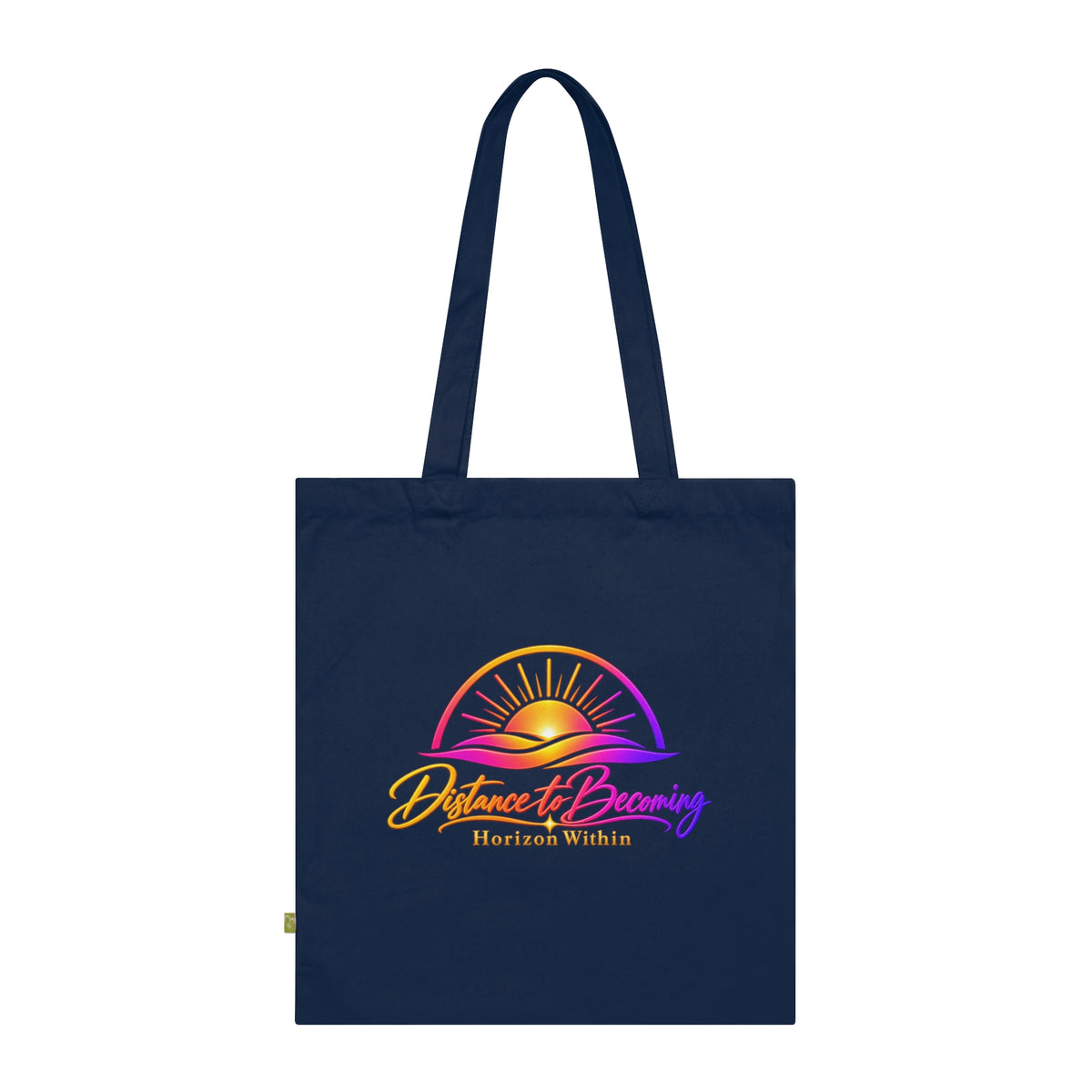 Becoming Collection — Gold Script Organic Tote Bag