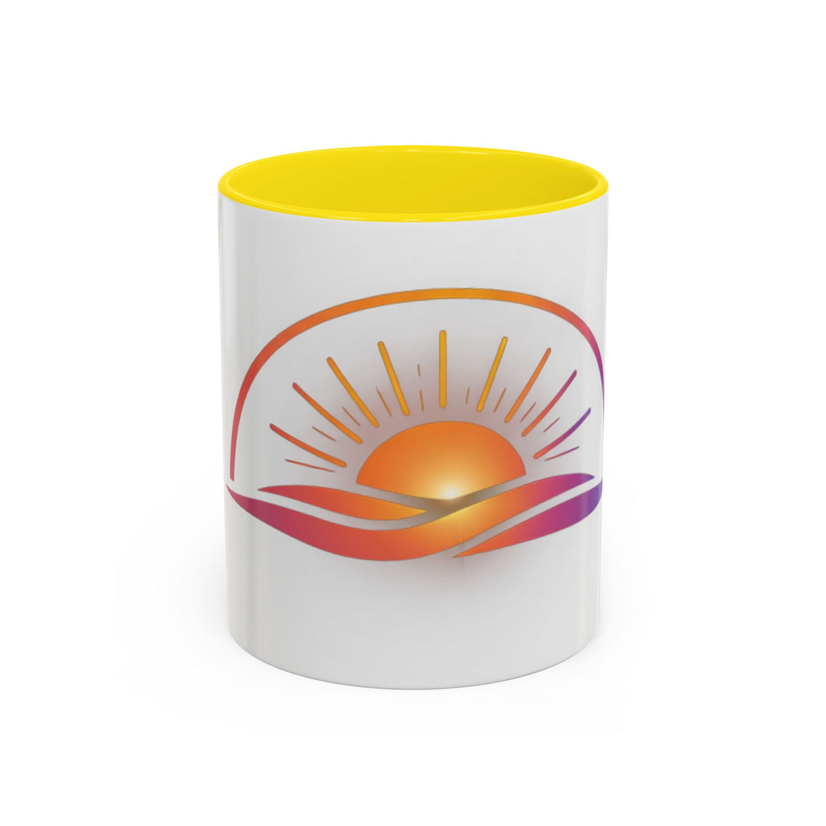 Becoming Collection — Sunrise Accent Mug (11 oz / 15 oz)