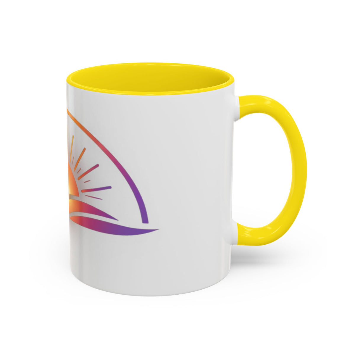 Becoming Collection — Sunrise Accent Mug (11 oz / 15 oz)