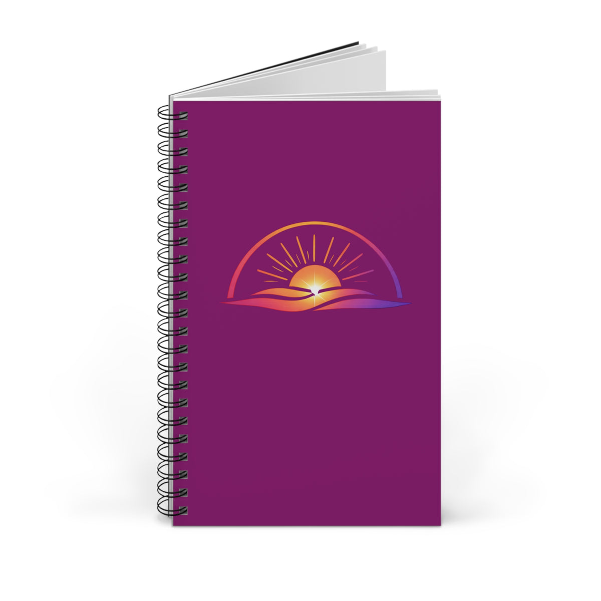 Sunrise Spiral Journal — Inspirational Daily Notebook
