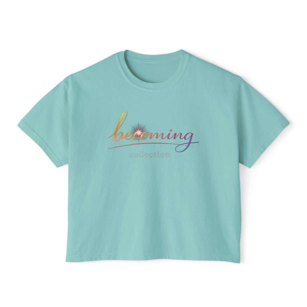 Becoming Collection — Sunrise Boxy Crop T-Shirt
