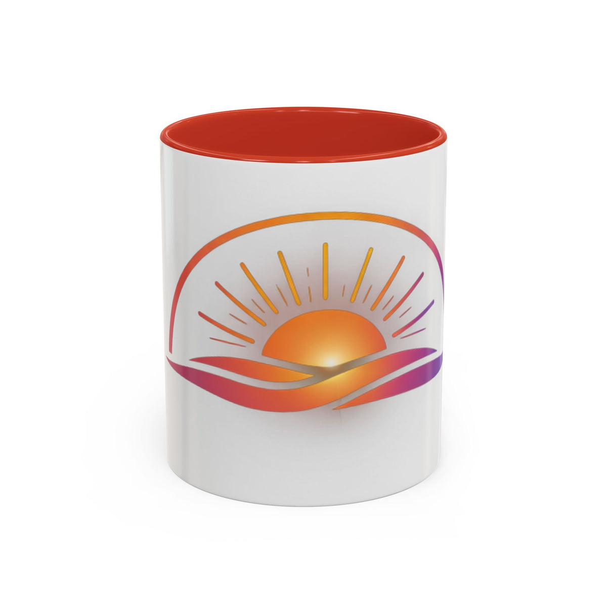 Becoming Collection — Sunrise Accent Mug (11 oz / 15 oz)