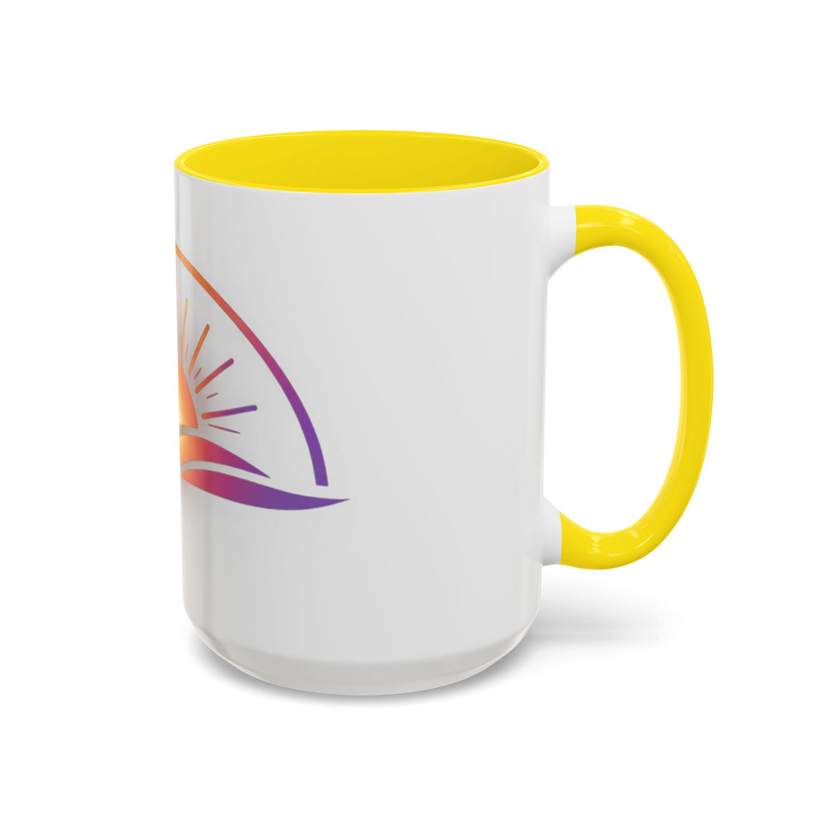 Becoming Collection — Sunrise Accent Mug (11 oz / 15 oz)