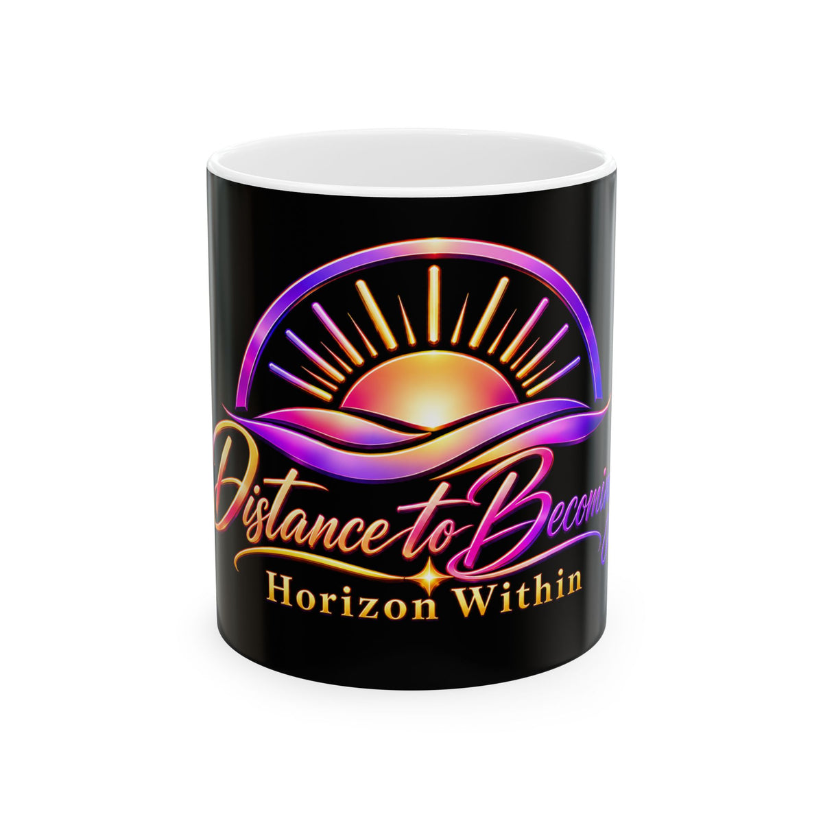Homecoming Collection Ceramic Mug — Colorful Script Logo Coffee Cup (11oz/15oz)