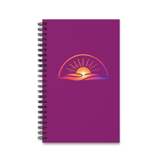 Sunrise Spiral Journal — Inspirational Daily Notebook
