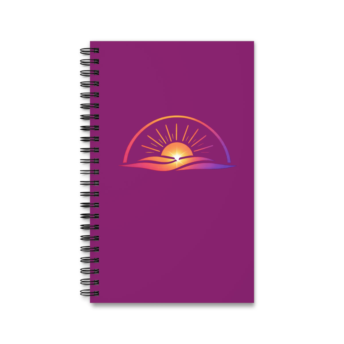 Sunrise Spiral Journal — Inspirational Daily Notebook