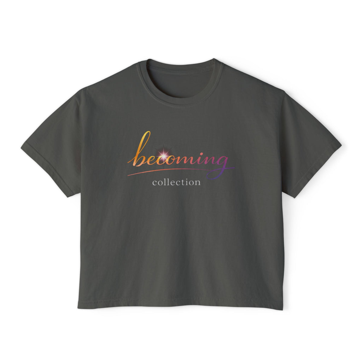 Becoming Collection — Sunrise Boxy Crop T-Shirt