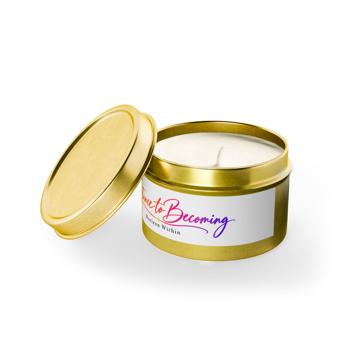 Becoming Collection Tin Candle — Scented Travel Candle (Luxury Self-Care Gift)