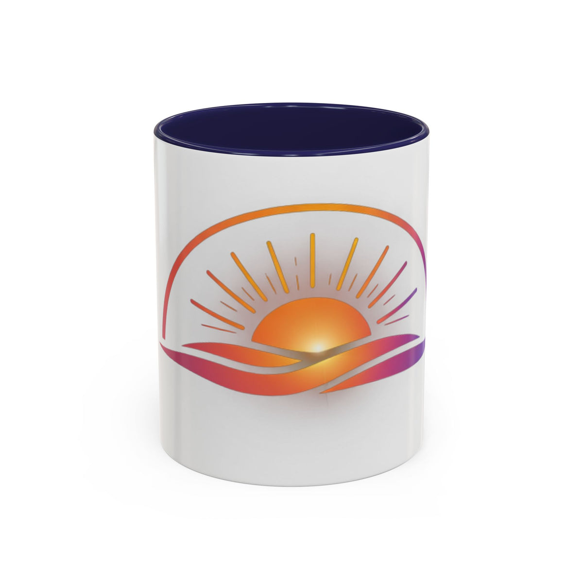 Becoming Collection — Sunrise Accent Mug (11 oz / 15 oz)