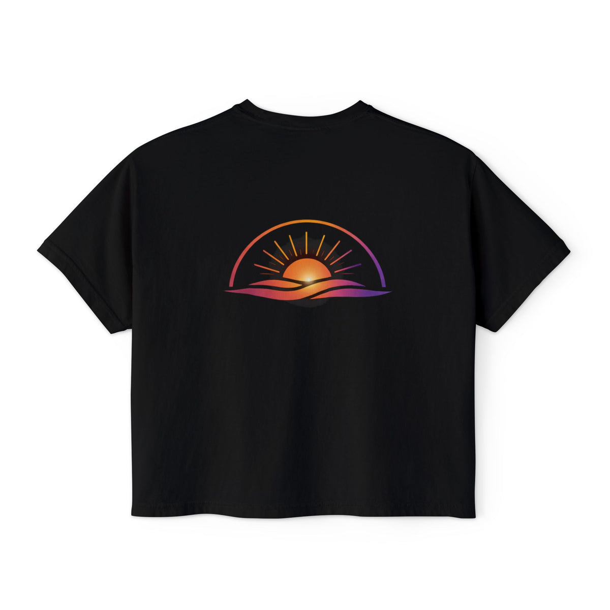 Becoming Collection — Sunrise Boxy Crop T-Shirt