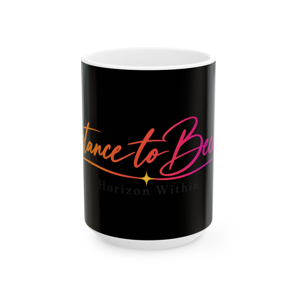 Homecoming Collection Ceramic Mug — Colorful Script Logo Coffee Cup (11oz/15oz)