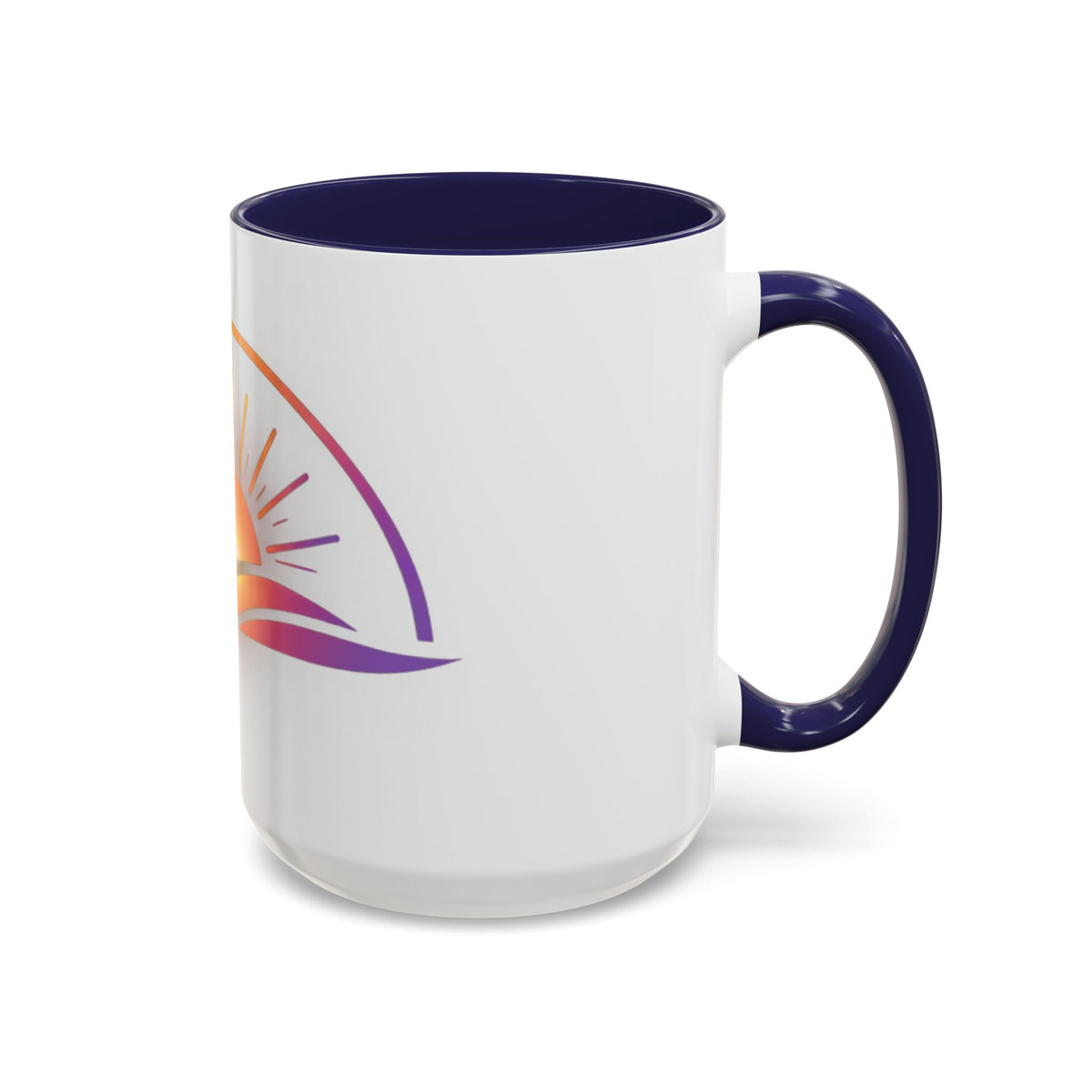 Becoming Collection — Sunrise Accent Mug (11 oz / 15 oz)