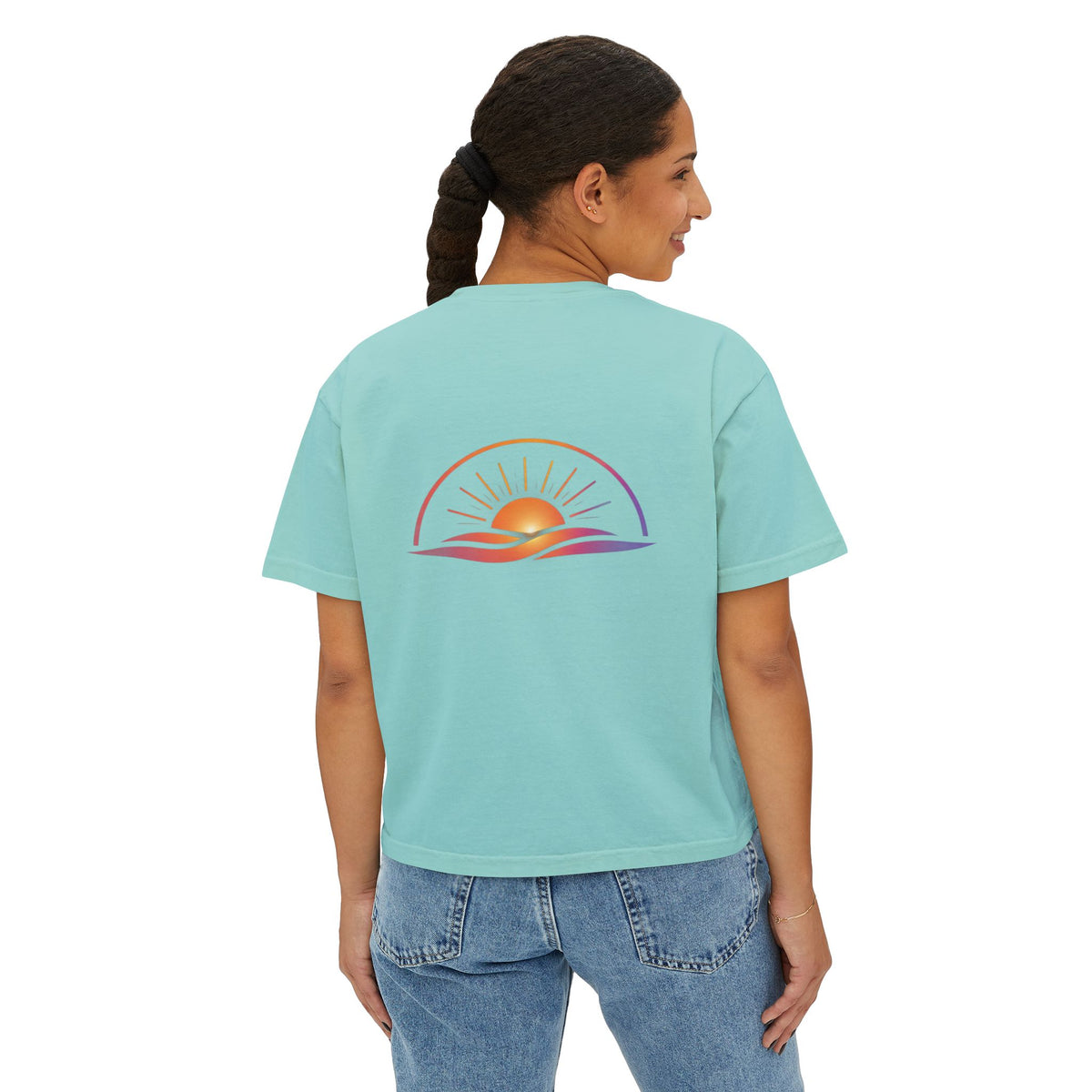 Becoming Collection — Sunrise Boxy Crop T-Shirt