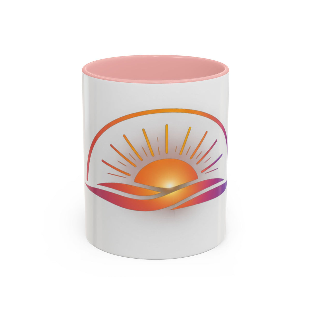 Becoming Collection — Sunrise Accent Mug (11 oz / 15 oz)