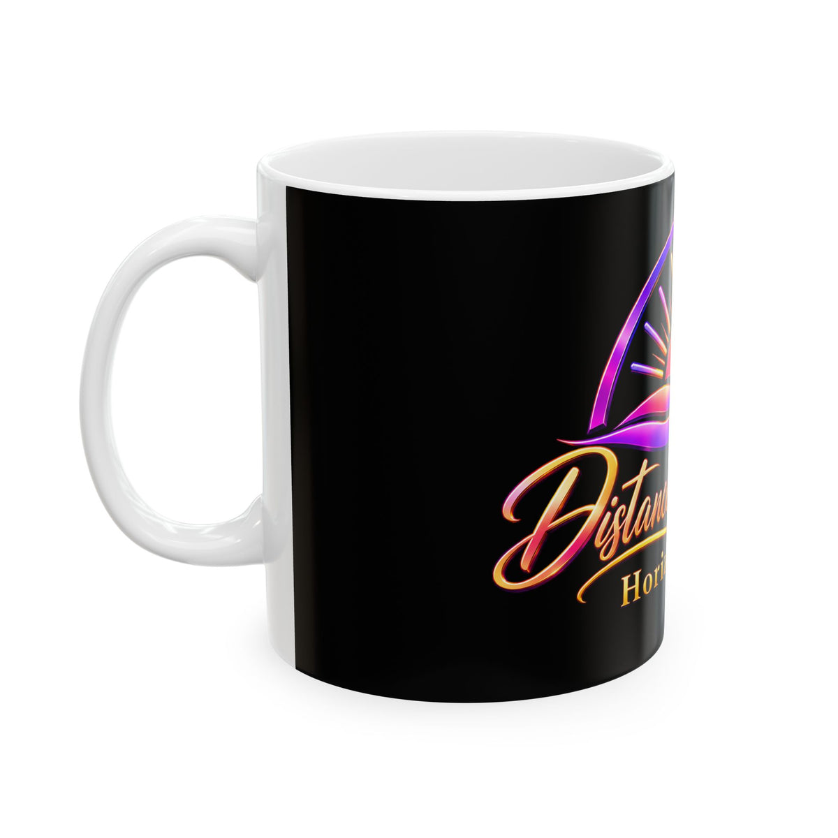 Homecoming Collection Ceramic Mug — Colorful Script Logo Coffee Cup (11oz/15oz)
