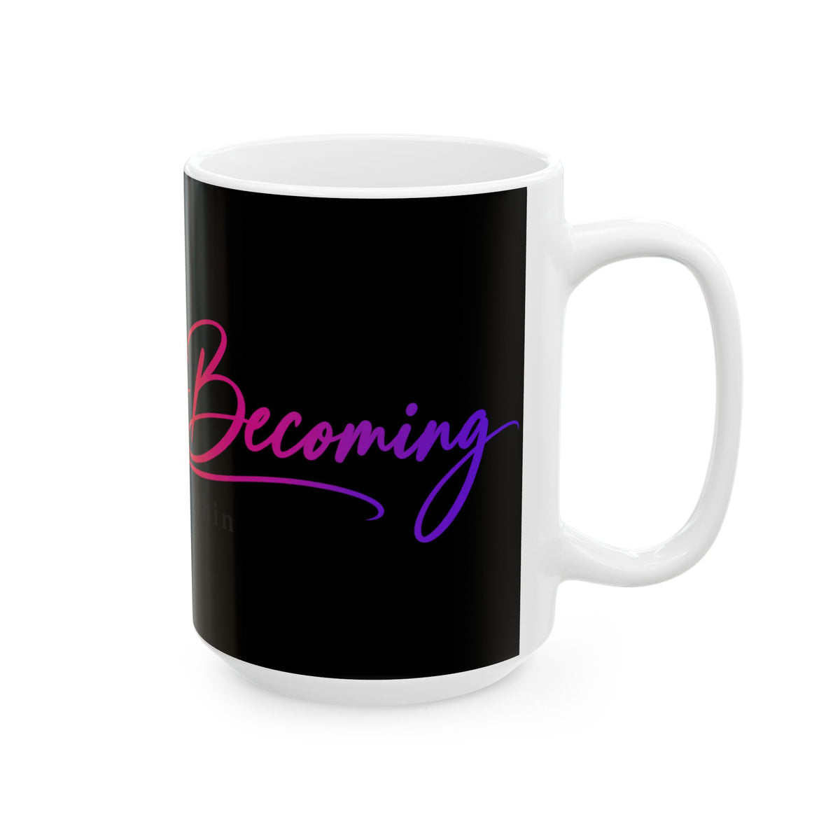 Homecoming Collection Ceramic Mug — Colorful Script Logo Coffee Cup (11oz/15oz)
