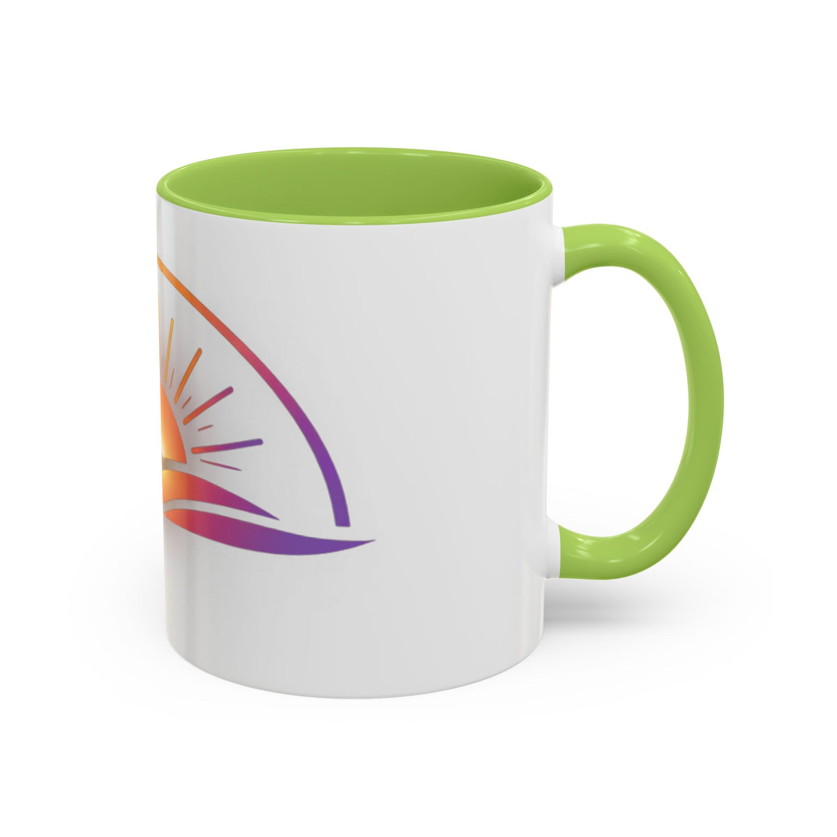 Becoming Collection — Sunrise Accent Mug (11 oz / 15 oz)