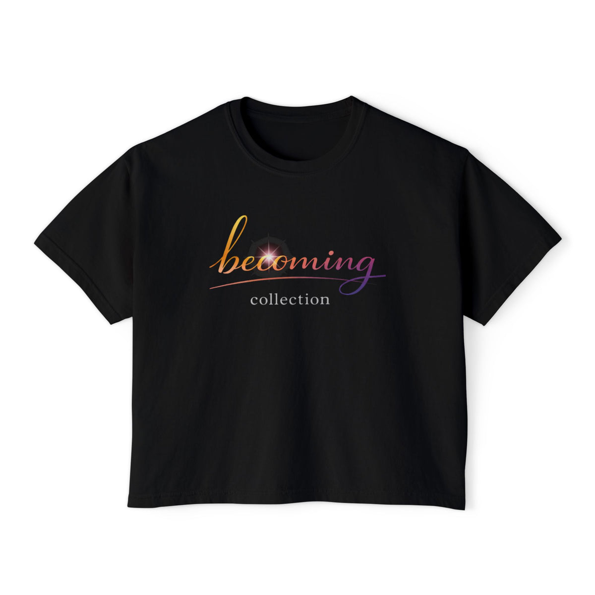 Becoming Collection — Sunrise Boxy Crop T-Shirt