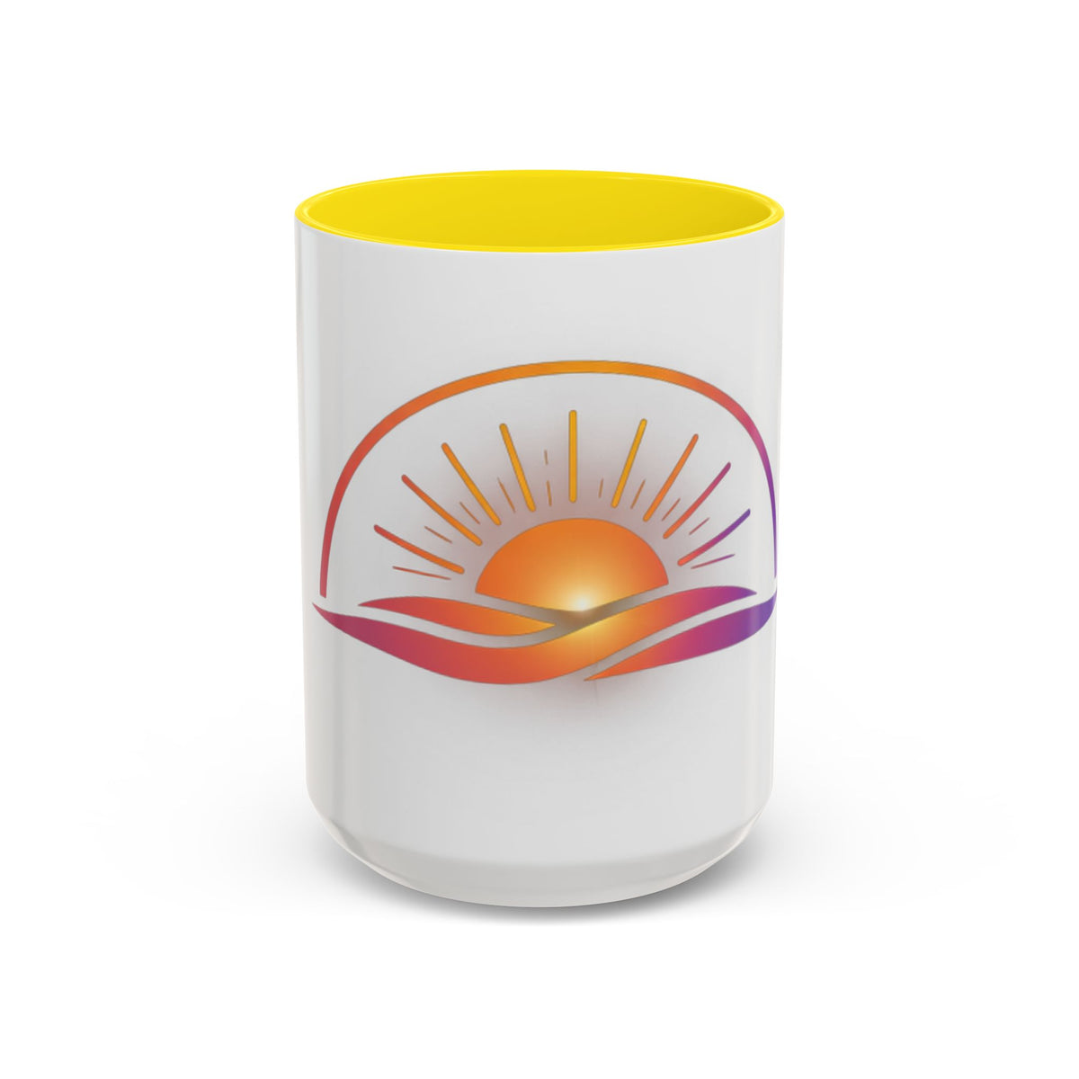 Becoming Collection — Sunrise Accent Mug (11 oz / 15 oz)