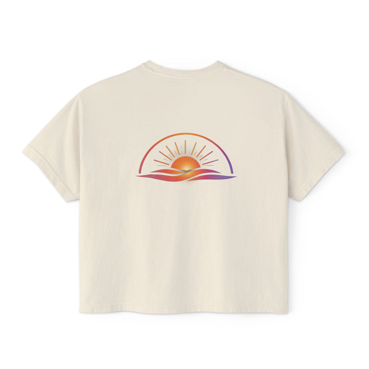 Becoming Collection — Sunrise Boxy Crop T-Shirt