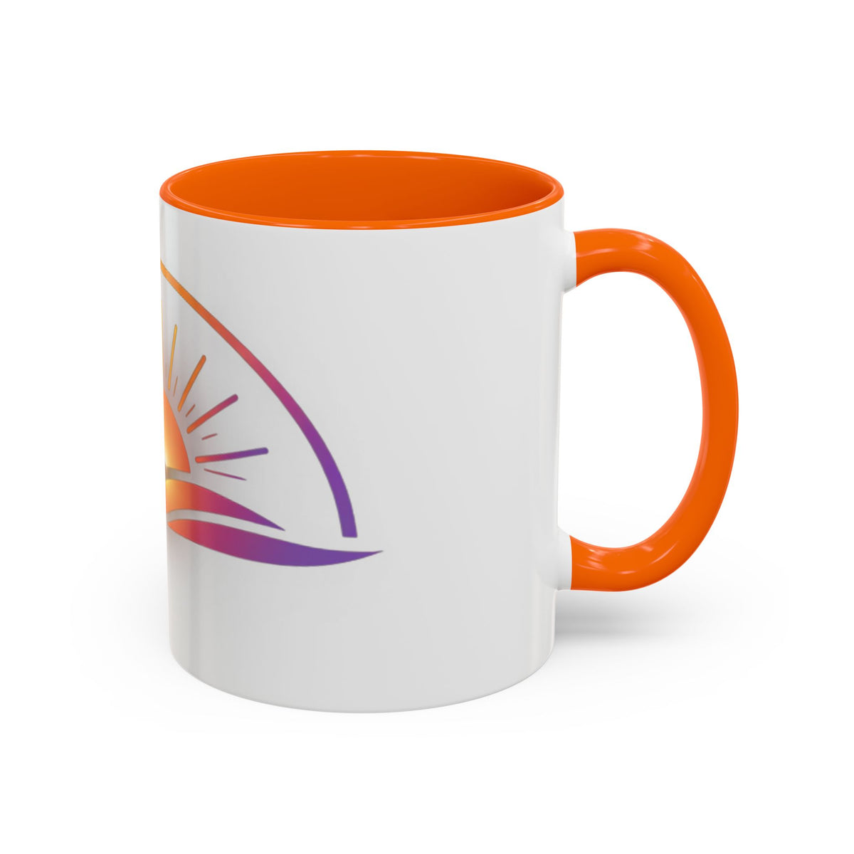 Becoming Collection — Sunrise Accent Mug (11 oz / 15 oz)