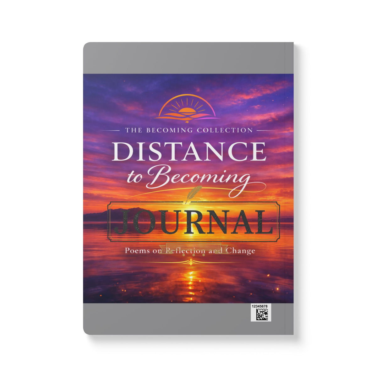 Distance to Becoming Softcover Journal (with Inside Prints)