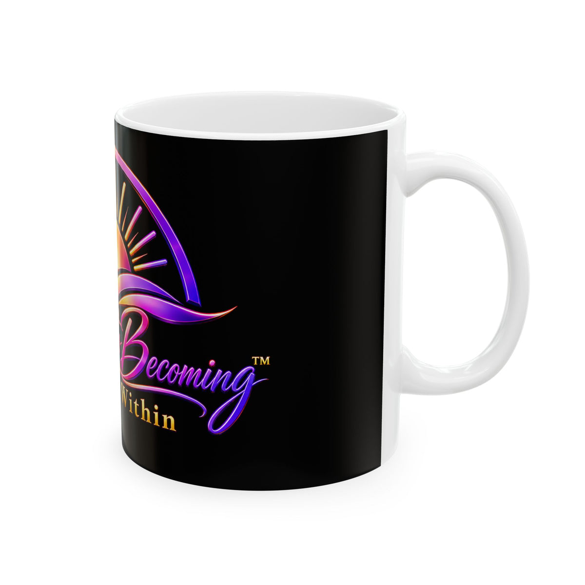 Homecoming Collection Ceramic Mug — Colorful Script Logo Coffee Cup (11oz/15oz)