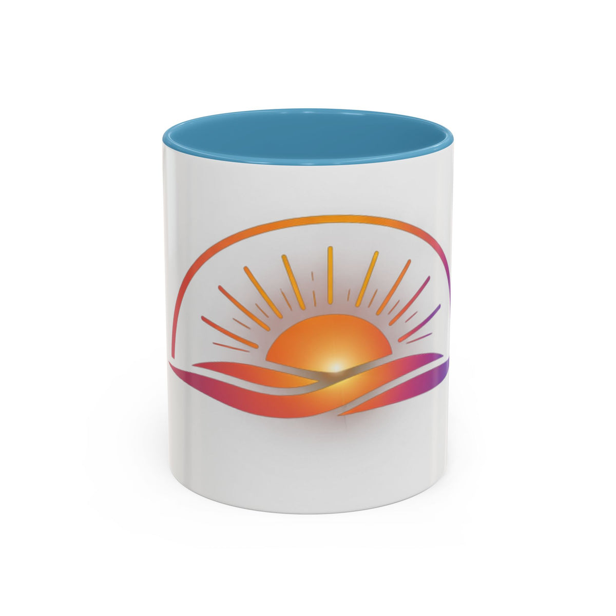 Becoming Collection — Sunrise Accent Mug (11 oz / 15 oz)