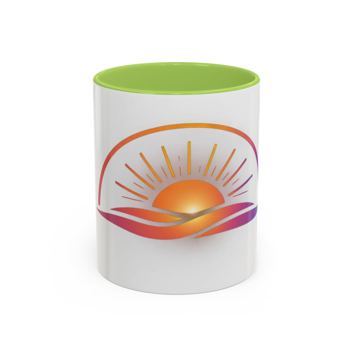 Becoming Collection — Sunrise Accent Mug (11 oz / 15 oz)
