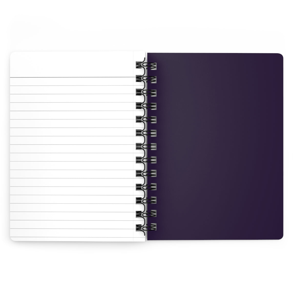 Becoming Collection Spiral Journal — Elegant Purple Hardcover Notebook for Personal Growth