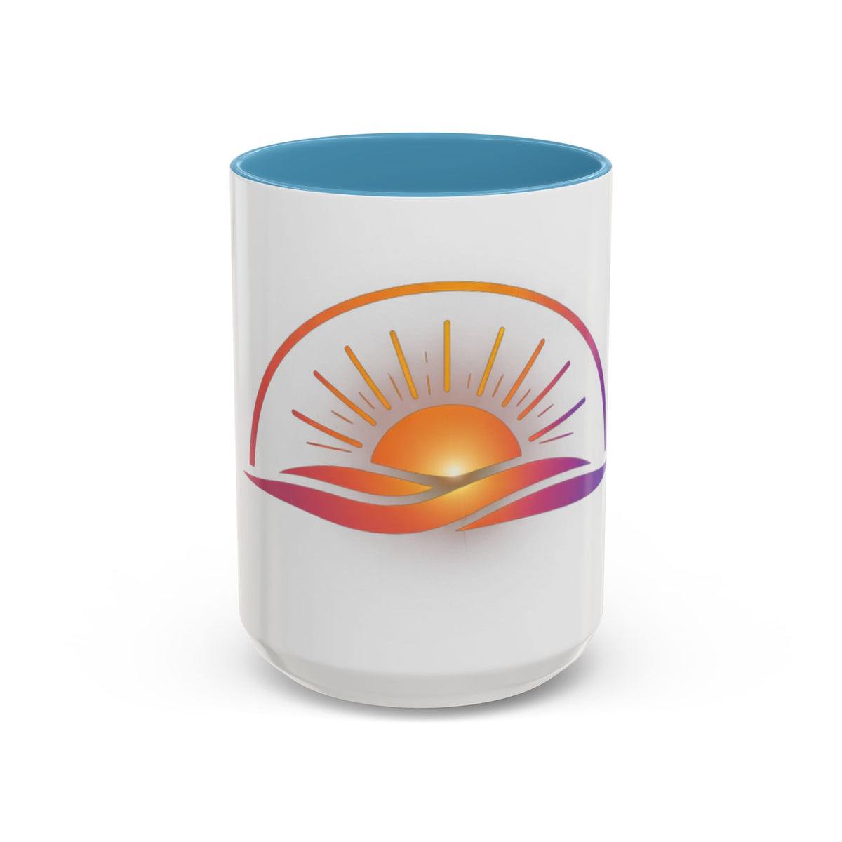 Becoming Collection — Sunrise Accent Mug (11 oz / 15 oz)