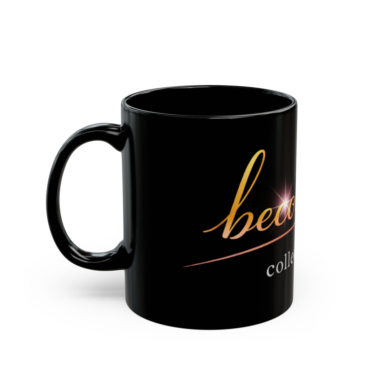 Becoming Collection — Script Logo Black Mug